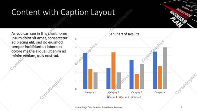 Content with Caption presentation slide layout
