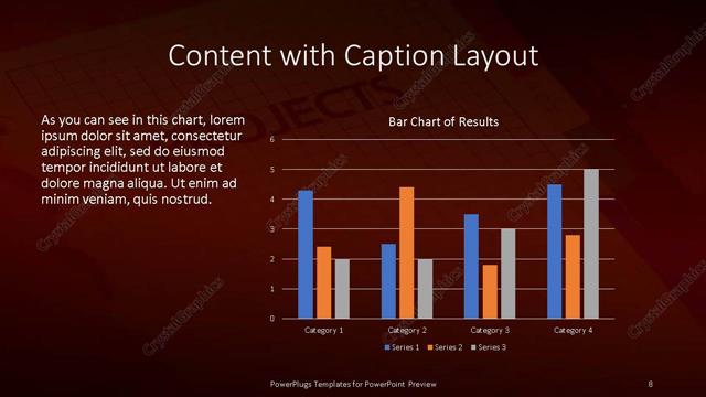 Content with Caption presentation slide layout