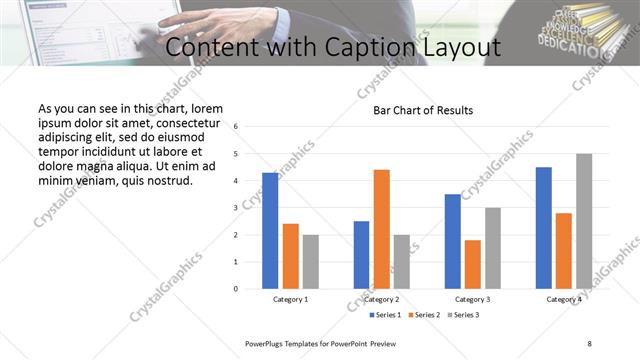 Content with Caption presentation slide layout