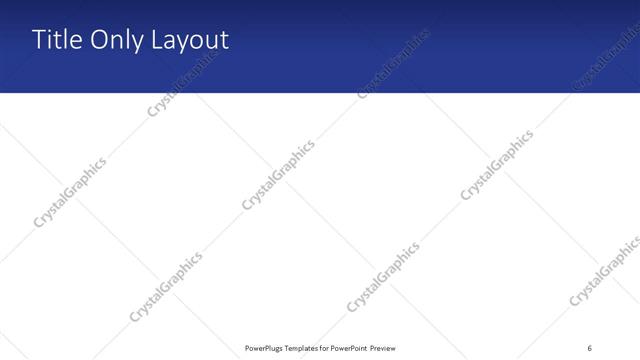 Title Only presentation slide layout