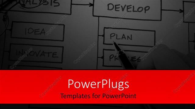  Presentation with planning - Business Strategy Organizational & Planning charts in dark