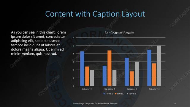 Content with Caption presentation slide layout