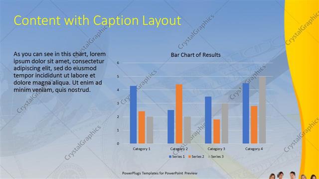 Content with Caption presentation slide layout