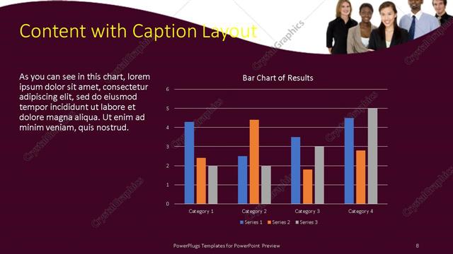Content with Caption presentation slide layout