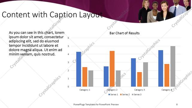 Content with Caption presentation slide layout