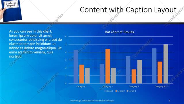 Content with Caption presentation slide layout