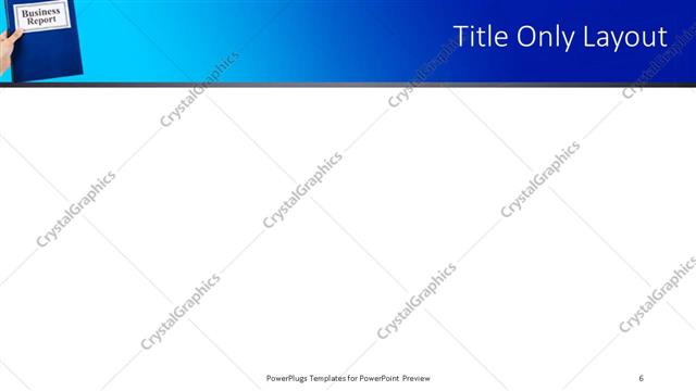 Title Only presentation slide layout