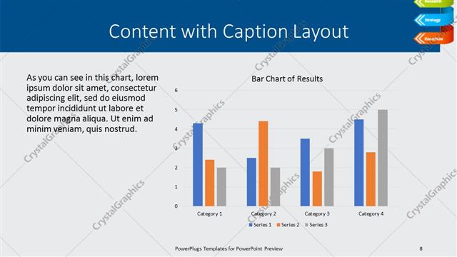 Content with Caption presentation slide layout