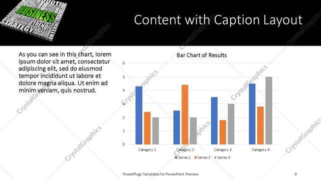 Content with Caption presentation slide layout