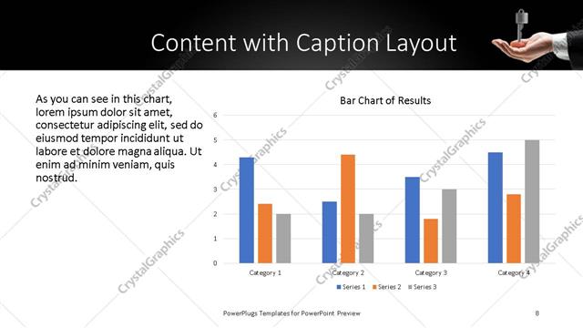 Content with Caption presentation slide layout