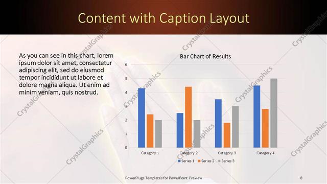 Content with Caption presentation slide layout
