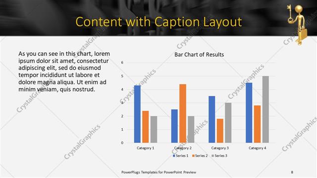 Content with Caption presentation slide layout