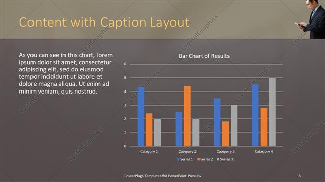 Content with Caption presentation slide layout