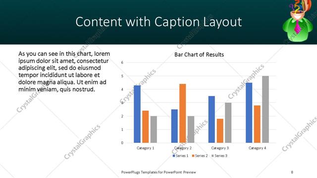 Content with Caption presentation slide layout