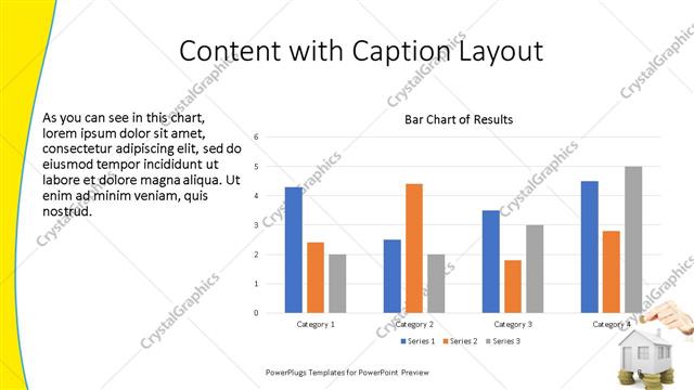 Content with Caption presentation slide layout