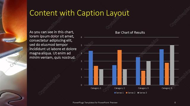 Content with Caption presentation slide layout