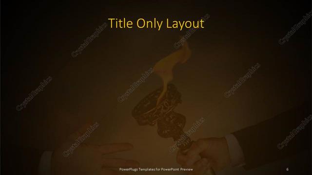 Title Only presentation slide layout