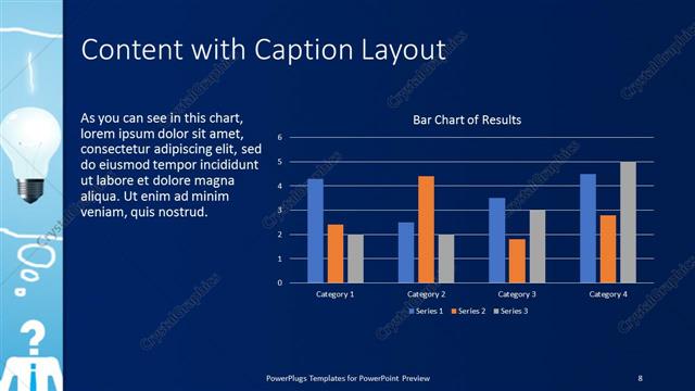 Content with Caption presentation slide layout