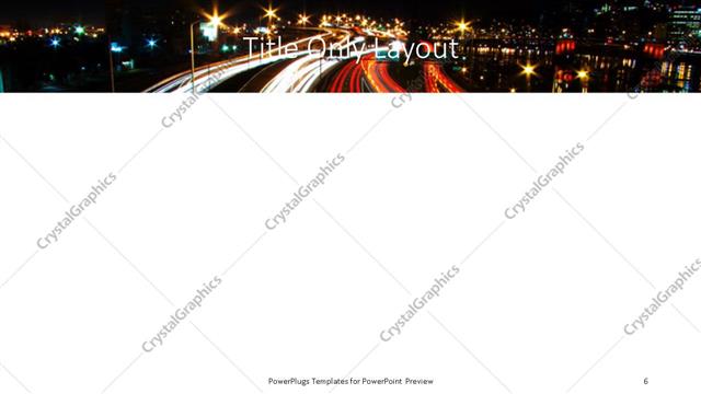 Title Only presentation slide layout