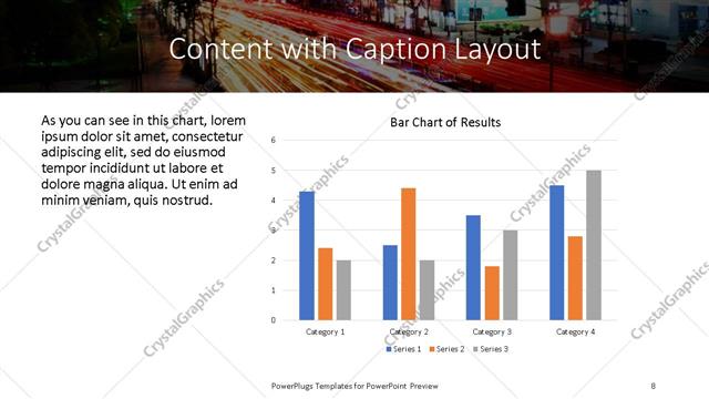 Content with Caption presentation slide layout