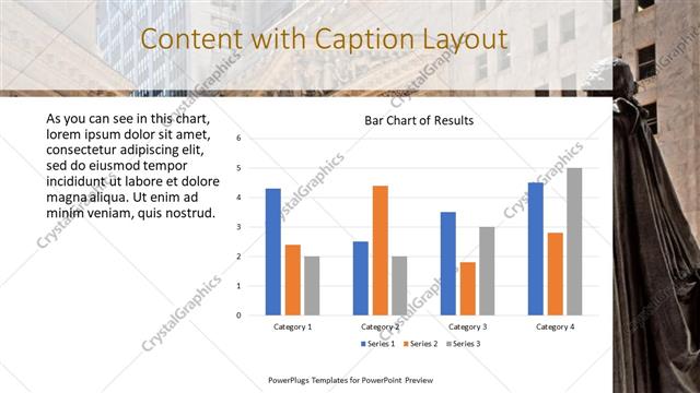 Content with Caption presentation slide layout