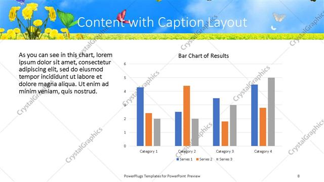 Content with Caption presentation slide layout
