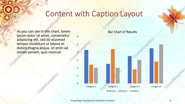 Content with Caption presentation slide layout