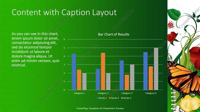 Content with Caption presentation slide layout