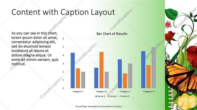 Content with Caption presentation slide layout