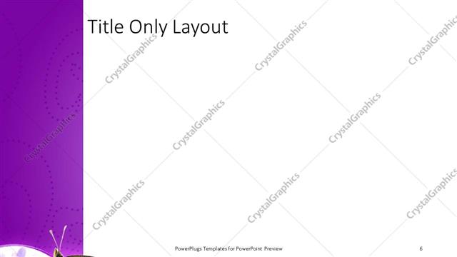 Title Only presentation slide layout