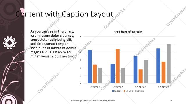 Content with Caption presentation slide layout