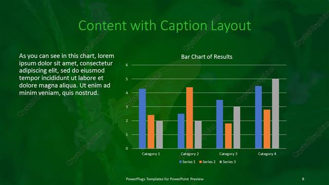 Content with Caption presentation slide layout