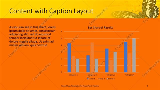Content with Caption presentation slide layout