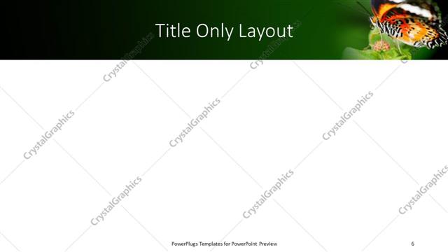 Title Only presentation slide layout