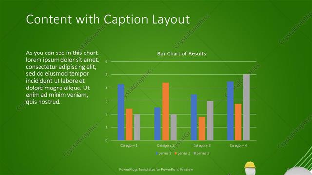 Content with Caption presentation slide layout