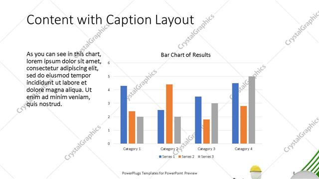 Content with Caption presentation slide layout