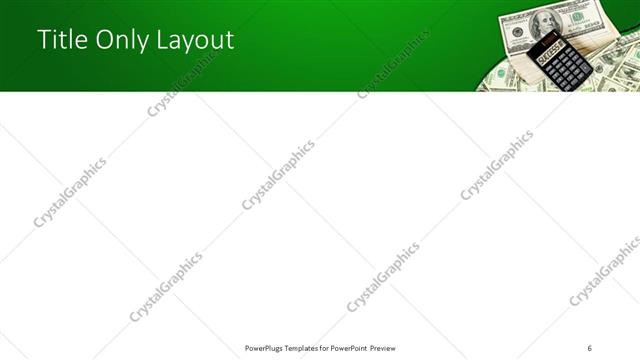 Title Only presentation slide layout