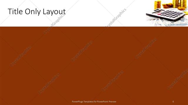 Title Only presentation slide layout