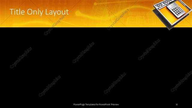 Title Only presentation slide layout