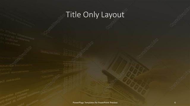 Title Only presentation slide layout