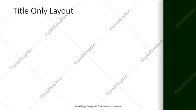 Title Only presentation slide layout