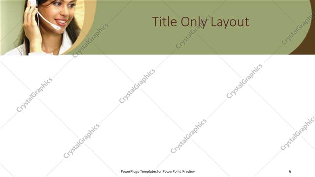 Title Only presentation slide layout
