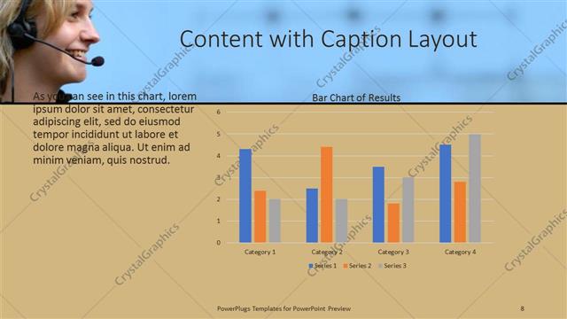 Content with Caption presentation slide layout