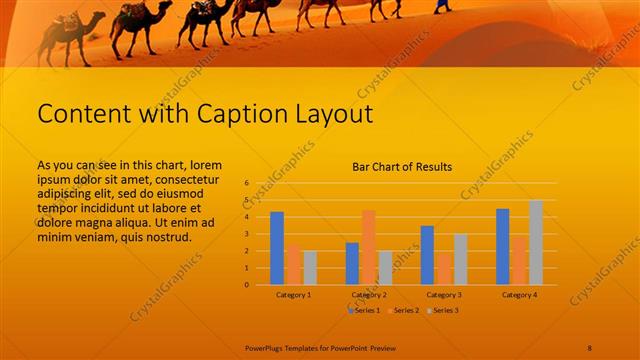 Content with Caption presentation slide layout
