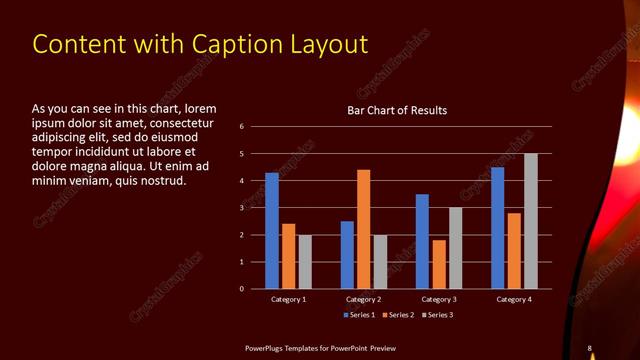 Content with Caption presentation slide layout