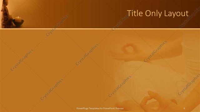 Title Only presentation slide layout