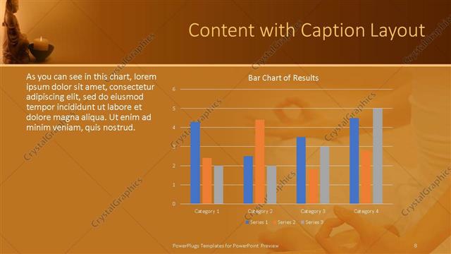 Content with Caption presentation slide layout