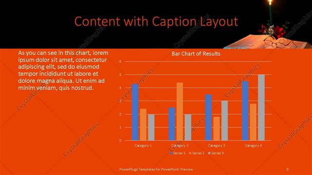 Content with Caption presentation slide layout