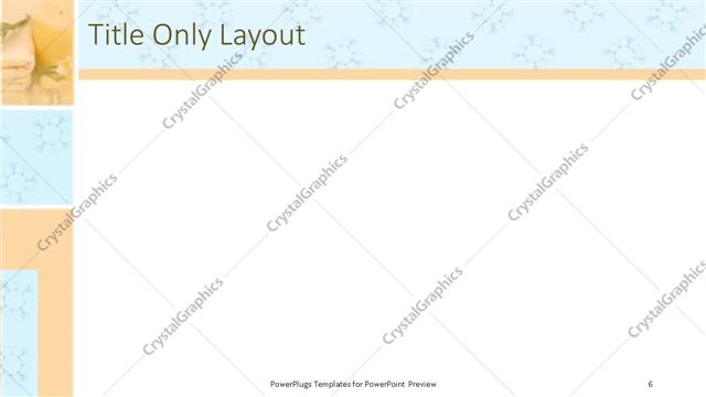 Title Only presentation slide layout