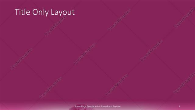 Title Only presentation slide layout